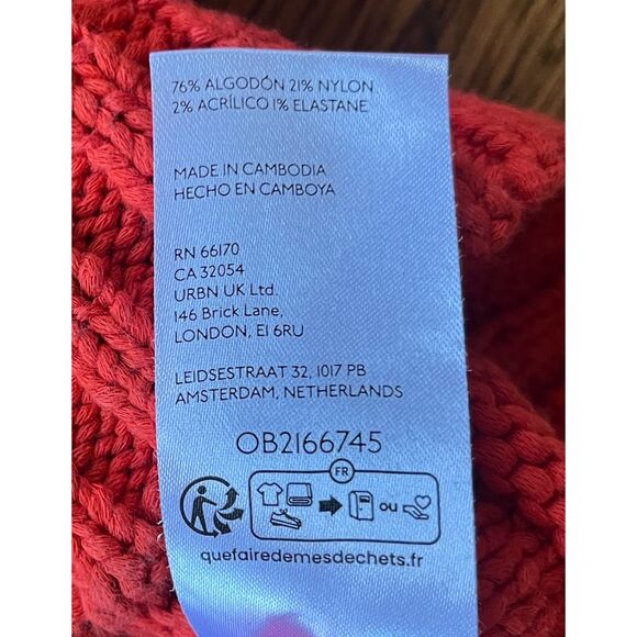 Anthropologie Maeve Orange Pullover Sweater Knit Top  Women's Size XL - Picture 5 of 11